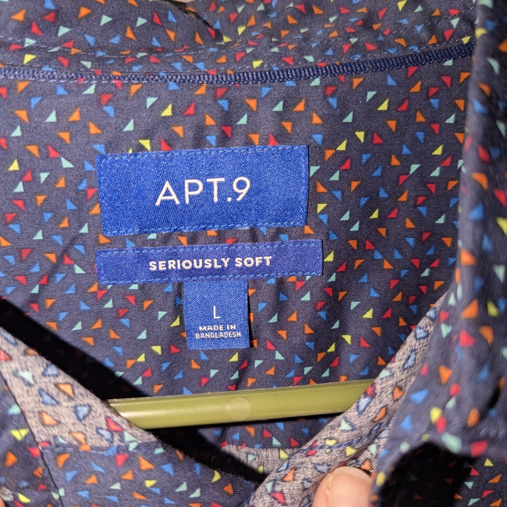 Apt. 9 Men's Multicolor Patterned Shirt